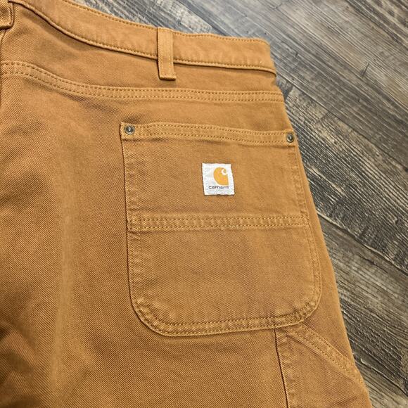 Carhartt Rugged Flex Relaxed Fit Twill Double Front Work Pant 18Tall BN4296W New - Picture 10 of 12